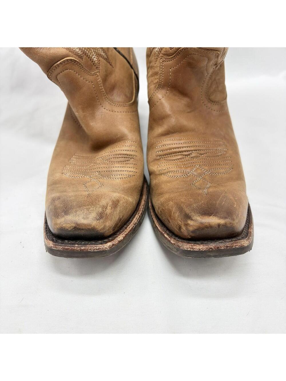 Idyllwind Miranda Lambert Lindale Brown Square Toe Leather Cowboy Boots Sz 7.5B - Picture 4 of 13